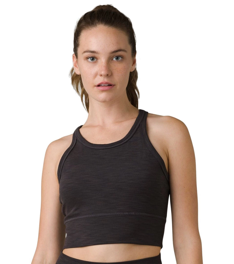 NEW ARRIVALS PrAna Becksa Bralette Black Heather 3 NEW ARRIVALS PrAna Becksa Bralette Black Heather
