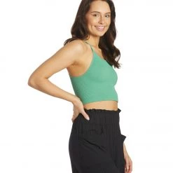 Free People Cropped Run Yoga Tank Sprout NEW ARRIVALS