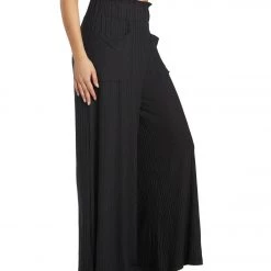 CLOTHING Free People Blissed Out Wide Leg Pants Black