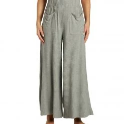 CLOTHING Free People Blissed Out Wide Leg Pants Heather Grey