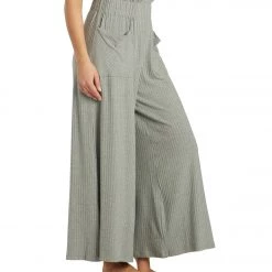CLOTHING Free People Blissed Out Wide Leg Pants Heather Grey