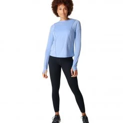 Sweaty Betty Haste Run Long Sleeve Top Coast Blue NEW ARRIVALS