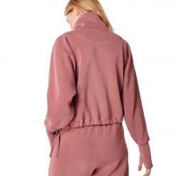 Sweaty Betty Sand Wash Half Zip Sweatshirt Cedar Pink 19 Sweaty Betty Sand Wash Half Zip Sweatshirt Cedar Pink