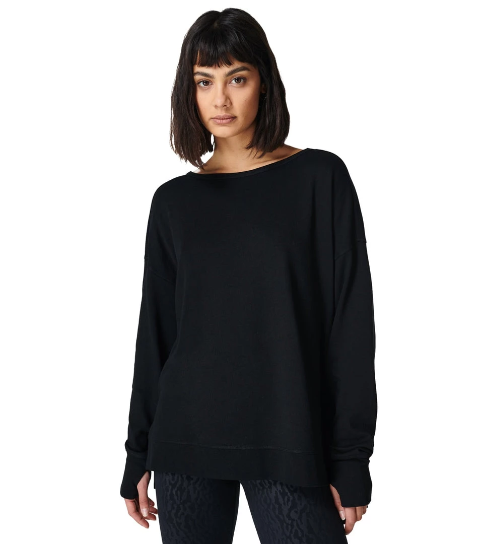 NEW ARRIVALS Sweaty Betty After Class Cross Back Sweatshirt 3 NEW ARRIVALS Sweaty Betty After Class Cross Back Sweatshirt