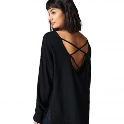 NEW ARRIVALS Sweaty Betty After Class Cross Back Sweatshirt Black 18 NEW ARRIVALS Sweaty Betty After Class Cross Back Sweatshirt Black