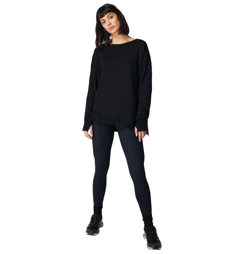 NEW ARRIVALS Sweaty Betty After Class Cross Back Sweatshirt Black 7 NEW ARRIVALS Sweaty Betty After Class Cross Back Sweatshirt Black