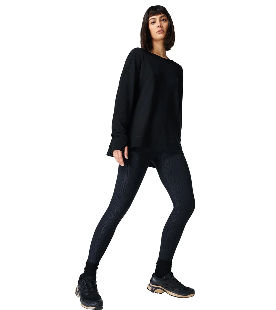 NEW ARRIVALS Sweaty Betty After Class Cross Back Sweatshirt Black 8 NEW ARRIVALS Sweaty Betty After Class Cross Back Sweatshirt Black
