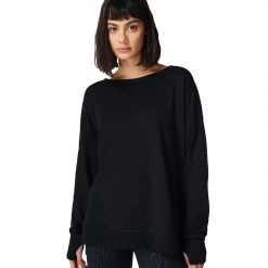 NEW ARRIVALS Sweaty Betty After Class Cross Back Sweatshirt Black 29 NEW ARRIVALS Sweaty Betty After Class Cross Back Sweatshirt Black