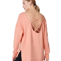 Sweaty Betty After Class Cross Back Sweatshirt Bloom Pink 18 Sweaty Betty After Class Cross Back Sweatshirt Bloom Pink
