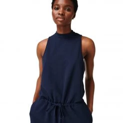 NEW ARRIVALS Sweaty Betty Kaya Jumpsuit Navy Blue