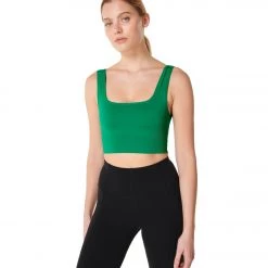 Sweaty Betty Balance Seamless Longline Bra Vivid Green NEW ARRIVALS