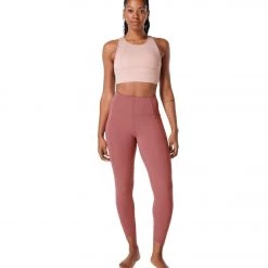 Sweaty Betty Super Soft 7/8 Workout Leggings Plum Pink NEW ARRIVALS