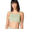 Sweaty Betty Solstice Strappy Back Bra Sage Green NEW ARRIVALS