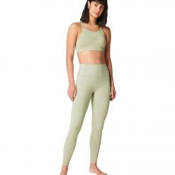 Sweaty Betty Solstice Strappy Back Bra Sage Green NEW ARRIVALS