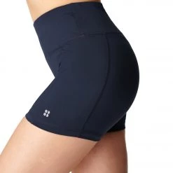 NEW ARRIVALS Sweaty Betty All Day 4" Biker Short Navy Blue