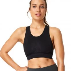 NEW ARRIVALS Sweaty Betty Stamina Workout Bra Black A