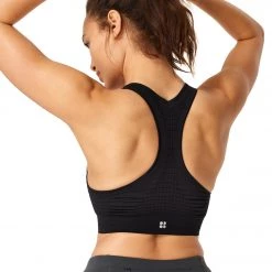 NEW ARRIVALS Sweaty Betty Stamina Workout Bra Black A