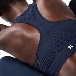 Sweaty Betty Stamina Workout Bra Navy Blue