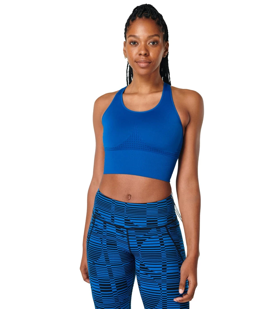 Sweaty Betty Stamina Longline Workout Bra Oxford Blue 3 Sweaty Betty Stamina Longline Workout Bra Oxford Blue