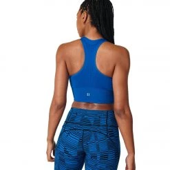 Sweaty Betty Stamina Longline Workout Bra Oxford Blue 16 Sweaty Betty Stamina Longline Workout Bra Oxford Blue