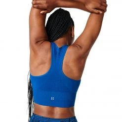 Sweaty Betty Stamina Longline Workout Bra Oxford Blue 20 Sweaty Betty Stamina Longline Workout Bra Oxford Blue