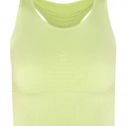 Sweaty Betty Stamina Longline Workout Bra Pomelo Green