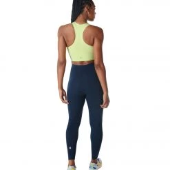 Sweaty Betty Stamina Longline Workout Bra Pomelo Green