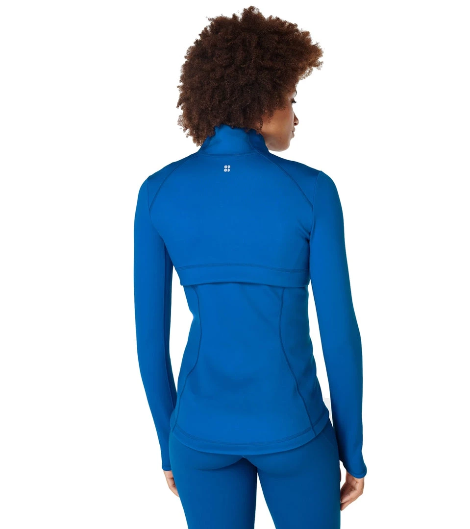 NEW ARRIVALS Sweaty Betty Power Boost Workout Zip Up Oxford Blue 4 NEW ARRIVALS Sweaty Betty Power Boost Workout Zip Up Oxford Blue