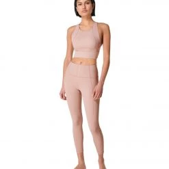 NEW ARRIVALS Sweaty Betty Super Soft Dance Crop Ash Pink