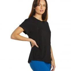 Sweaty Betty Glide Workout T-Shirt Black NEW ARRIVALS