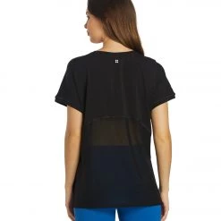 Sweaty Betty Glide Workout T-Shirt Black NEW ARRIVALS