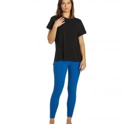 Sweaty Betty Glide Workout T-Shirt Black NEW ARRIVALS