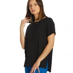 Sweaty Betty Glide Workout T-Shirt Black NEW ARRIVALS