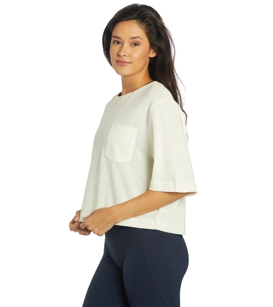 Varley Bexley T-Shirt Egret 7 Varley Bexley T-Shirt Egret