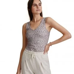 Varley Dixon Vest Support Tank Sage Cheetah NEW ARRIVALS
