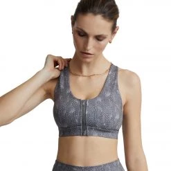 Varley Let's Move Bianca Bra Pewter Feather