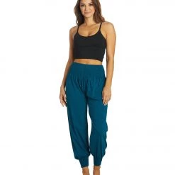 NEW ARRIVALS Yak & Yeti Indian Harem Joggers Blue