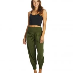 Yak & Yeti Indian Harem Joggers Green NEW ARRIVALS
