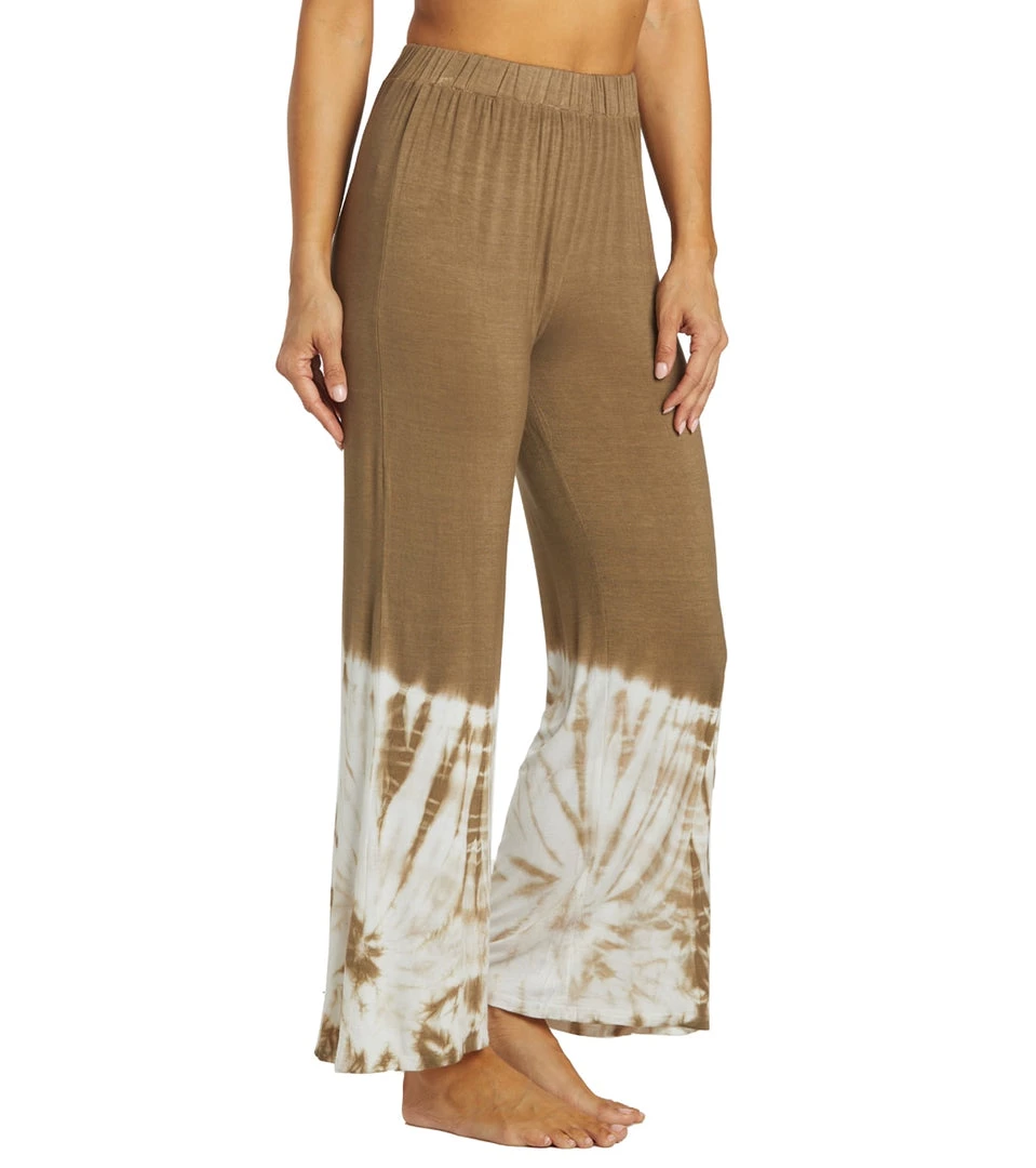 Yak & Yeti Tie Dye Boho Style Pants Green 4 Yak & Yeti Tie Dye Boho Style Pants Green