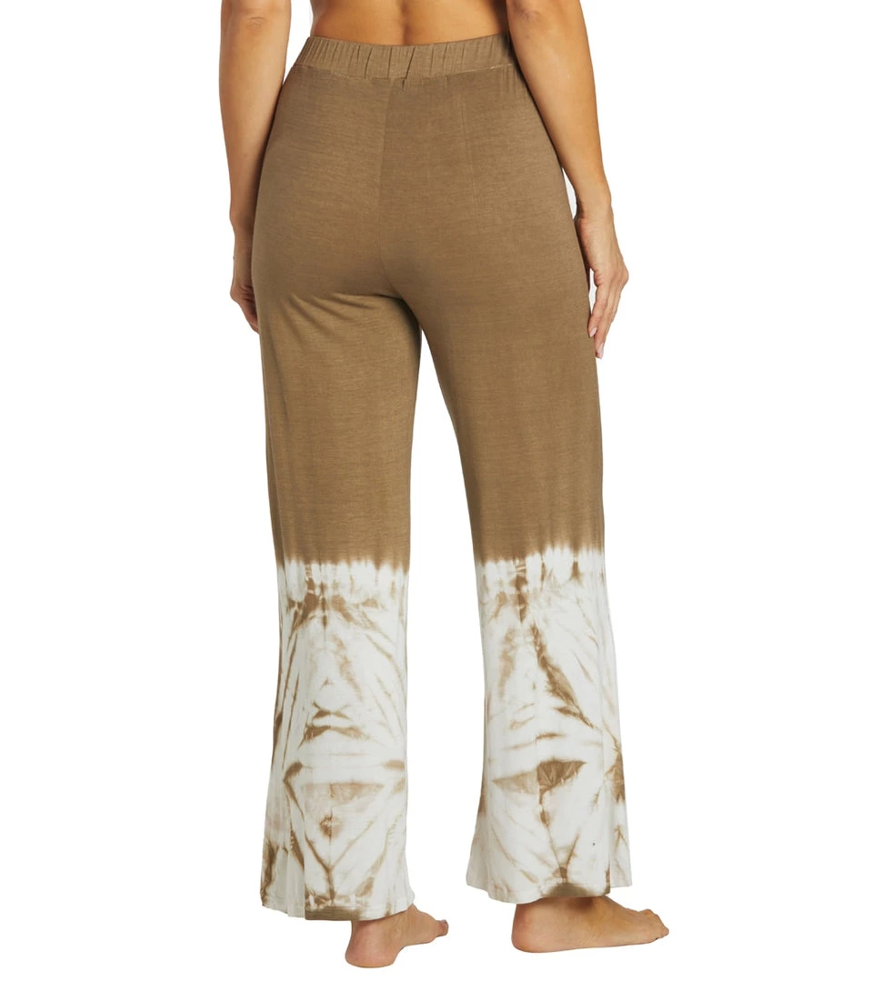 Yak & Yeti Tie Dye Boho Style Pants Green 5 Yak & Yeti Tie Dye Boho Style Pants Green