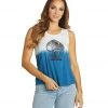 NEW ARRIVALS Yak & Yeti Mushroom Ombre Tie Dye Tank Top Blue 1 NEW ARRIVALS Yak & Yeti Mushroom Ombre Tie Dye Tank Top Blue