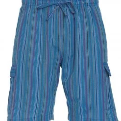Yak & Yeti Men's Striped Shorts With Pockets