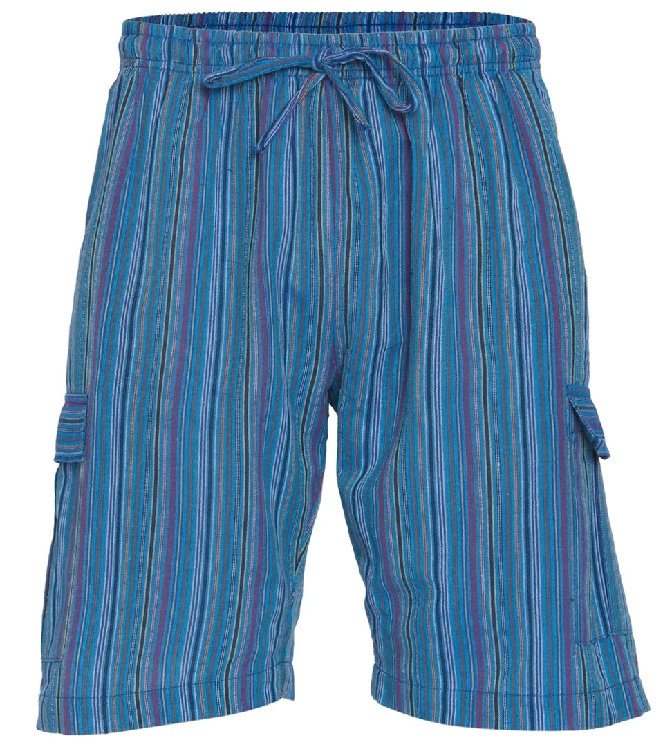 Yak & Yeti Men's Striped Shorts With Pockets 3 Yak & Yeti Men's Striped Shorts With Pockets
