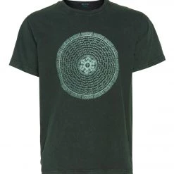 Yak & Yeti Men's Mantra Om T-Shirt Olive