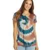 NEW ARRIVALS Yak & Yeti Spiral Tie Dye Loose Fit Tee 2 NEW ARRIVALS Yak & Yeti Spiral Tie Dye Loose Fit Tee