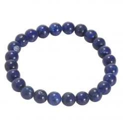 NEW ARRIVALS Yak & Yeti Lapis Beaded Bracelet Blue