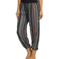 Yak & Yeti Striped Bohemian Harem Pants Maroon Multi 13 Yak & Yeti Striped Bohemian Harem Pants Maroon Multi