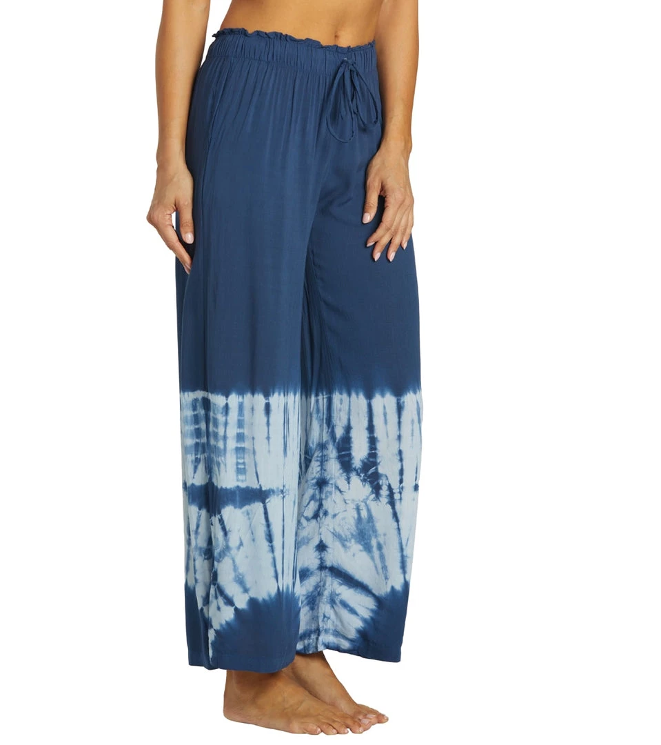 NEW ARRIVALS Yak & Yeti Bohemian Tie Dye Split Pants Navy 4 NEW ARRIVALS Yak & Yeti Bohemian Tie Dye Split Pants Navy