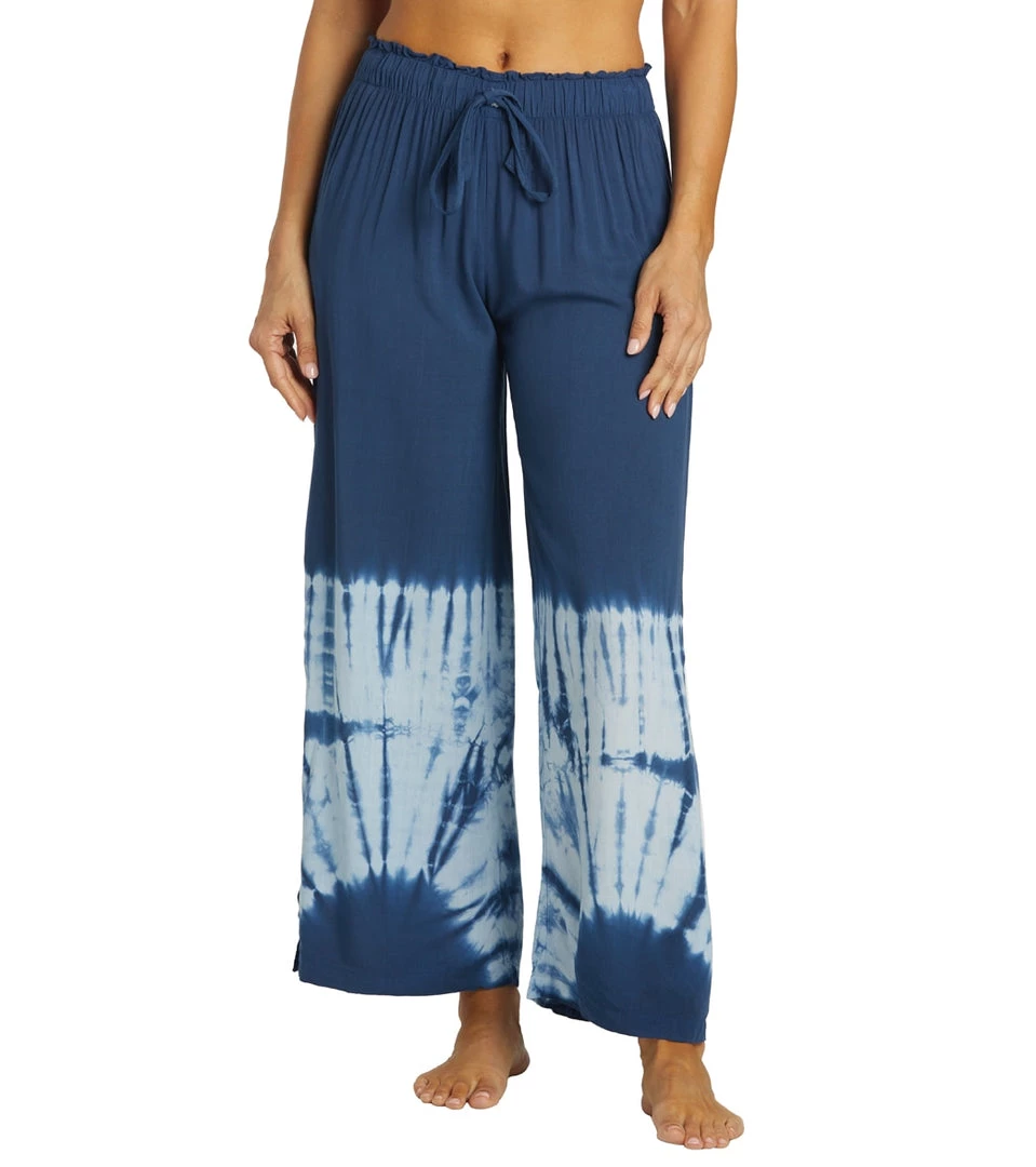NEW ARRIVALS Yak & Yeti Bohemian Tie Dye Split Pants Navy 9 NEW ARRIVALS Yak & Yeti Bohemian Tie Dye Split Pants Navy
