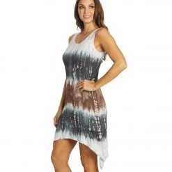 NEW ARRIVALS Yak & Yeti Tie Dye Boho Patchwork Dress Black 13 NEW ARRIVALS Yak & Yeti Tie Dye Boho Patchwork Dress Black